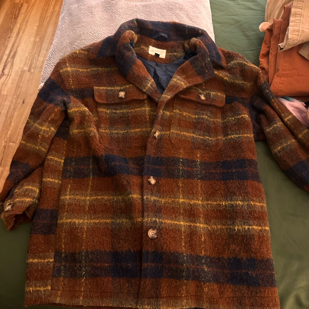 Universal Thread Taylor swift evermore Plaid Jacket - Brown and Blue